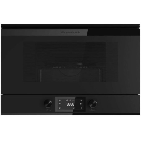 Küppersbusch MR 6330.0 KSM, microonde con grill, 38 cm, cerniera a destra, nero opaco