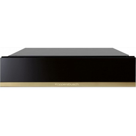 Küppersbusch CSV 6800.0 S4, cassetto sottovuoto da 14 cm, frontale nero / oro