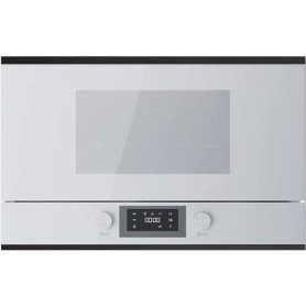 Küppersbusch ML 6330.0 W5, microonde, 38 cm, arresto a sinistra, bianco/Black Velvet