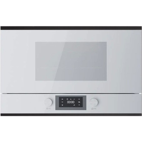 Küppersbusch ML 6330.0 W5, microonde, 38 cm, arresto a sinistra, bianco/Black Velvet