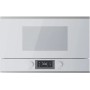 Küppersbusch MR 6330.0 W1, microonde, 38 cm, arresto a destra, bianco / acciaio inossidabile