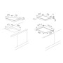 Küppersbusch VKE 3350.0 SR, piano cottura elettrico, 30 cm, senza cornice