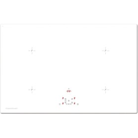 Küppersbusch KI 8520.0 WR, piano cottura a induzione, 80 cm, bianco, senza cornice