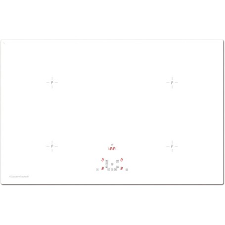 Küppersbusch KI 8520.0 WR, piano cottura a induzione, 80 cm, bianco, senza cornice