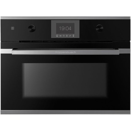 Küppersbusch CBM 6350.0 S3, forno con microonde, nero / argento cromato