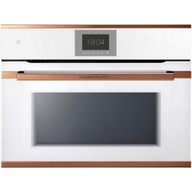 Küppersbusch CBM 6550.0 W7, forno con microonde, bianco / rame