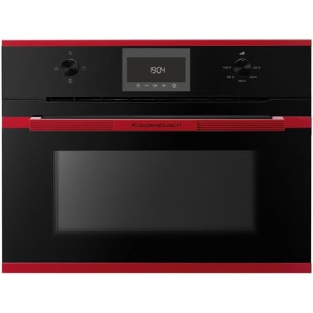 Küppersbusch CM 6330.0 S8, microonde, nero/peperoncino piccante
