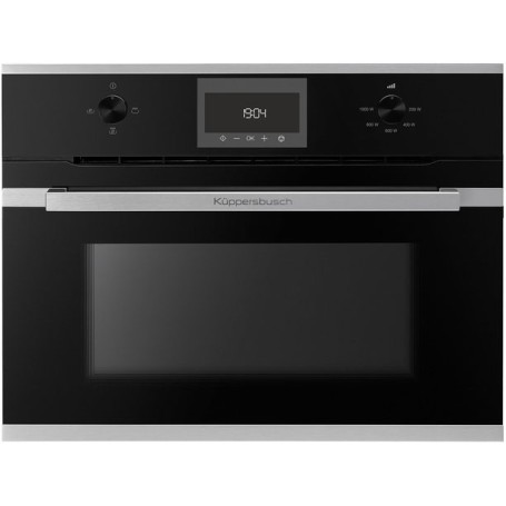 Küppersbusch CM 6330.0 S1, microonde, nero / acciaio inossidabile