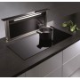 Küppersbusch DD 9840.0 S, copritavolo da piano 90 cm, acciaio inossidabile e vetro nero (DD 9840.0 S_price)