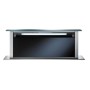 Küppersbusch DD 9840.0 S, copritavolo da piano 90 cm, acciaio inossidabile e vetro nero (DD 9840.0 S_price)