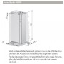 V-ZUG RefreshButler V6000, sistema di cura dei tessuti, Nero, arresto sinistro, 1400360000