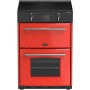 Belling Farmhouse 60 Egg EU Range, larghezza 60 cm, forno e grill elettrico, piano cottura a induzione, rosso
