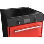 Belling Farmhouse 60 Egg EU Range, larghezza 60 cm, forno e grill elettrico, piano cottura a induzione, rosso