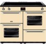 Belling Kensington 100, 3 forni elettrici, con piano a induzione, larghezza 100, panna