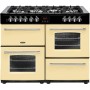 Belling Farmhouse 110 DFT, larghezza 110 cm, forni e grill elettrico, piano cottura a gas, spazio di stivaggio, panna