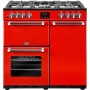 Belling Kensington 90 DFT Range Cooker , 3 forni elettrici, con piano cottura a gas, larghezza 90 cm, rosso