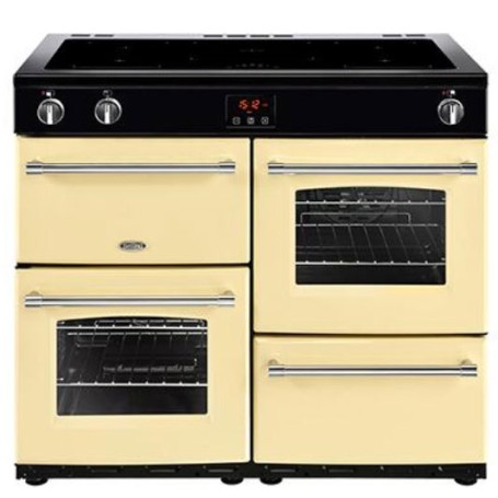 Belling Farmhouse 100 Ei Range Cooker , larghezza 100 cm, forni e grill elettrico, piano cottura a induzione