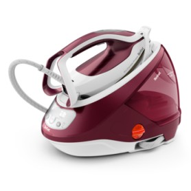 Tefal GV9220 ferro da stiro a caldaia 2600 W Durilium AirGlide Autoclean soleplate Borgogna, Bianco (GV9220)