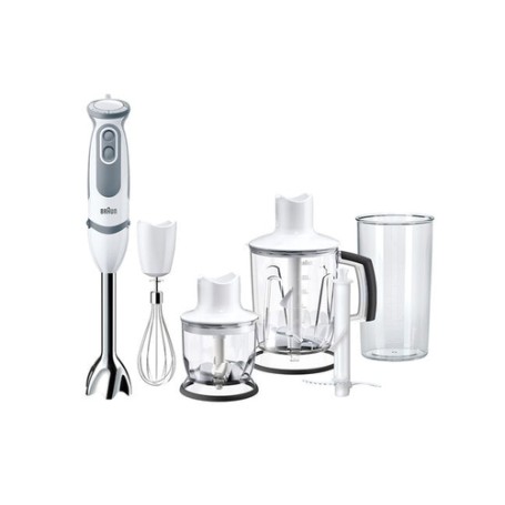 Braun MultiQuick 5 MQ5245WH frullatore 1,25 L Frullatore ad immersione 1000 W Grigio, Bianco (MQ5245)