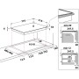 Bauknecht CTAC 8780AFS AL Piano cottura a induzione TotalFlexi  con telaio in alluminio, 77 cm