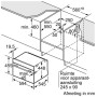 Bosch CEG932XB1 Serie 8 Microonde incorporato 60x45 cm Nero
