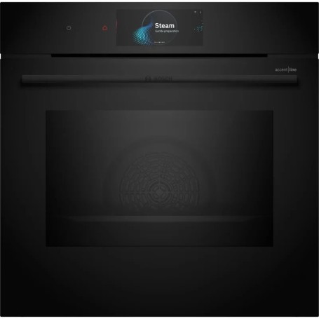 Bosch HSG958DD1 Serie 8, forno a vapore da incasso, 60 x 60 cm, nero con attacco idrico fisso