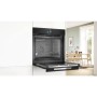 Bosch HSG958DD1 Serie 8, forno a vapore da incasso, 60 x 60 cm, nero con attacco idrico fisso