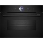 Bosch CSG936AB1, Serie 8, forno a vapore compatto da incasso, 60 x 45 cm, nero