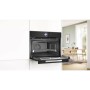 Bosch CSG936AB1, Serie 8, forno a vapore compatto da incasso, 60 x 45 cm, nero