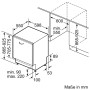 Bosch SBD8YC801E, lavastoviglie XXL, completamente integrata, serie 8, 60 cm, EEK: B