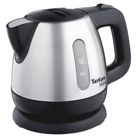 Tefal Mini BI8125 bollitore elettrico 0,8 L 2200 W Nero, Acciaio inossidabile (BI8125)