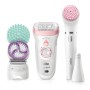 Braun Silk-épil 9 81683682 epilatore 40 pinzette Bianco, Rosa (81683682)