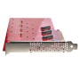 StarTech.com QUAD-M2-PCIE-CARD-B scheda di interfaccia e adattatore Interno M.2 (QUAD-M2-PCIE-CARD-B)