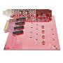 StarTech.com QUAD-M2-PCIE-CARD-B scheda di interfaccia e adattatore Interno M.2 (QUAD-M2-PCIE-CARD-B)