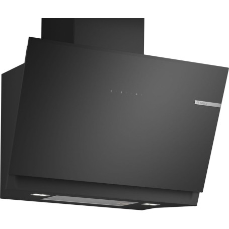 Bosch DWK81AN60, supporto a parete, serie 6, vetro trasparente stampato nero, 80 cm, EEK: A+