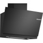 Bosch DWK81AN60, supporto a parete, serie 6, vetro trasparente stampato nero, 80 cm, EEK: A+