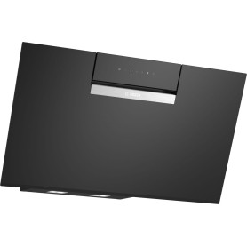 Bosch DWJ87FN60, supporto a parete, serie 4, vetro trasparente stampato nero, 80 cm