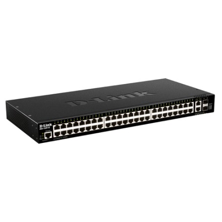 D-Link DGS-1520-52 switch di rete Gestito L3 10G Ethernet (100/1000/10000) 1U Nero (DGS-1520-52) (DGS-1520-52/E)