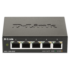 D-Link DGS-1100-05V2 switch di rete Gestito Gigabit Ethernet (10/100/1000) Nero (DGS-1100-05V2/E)