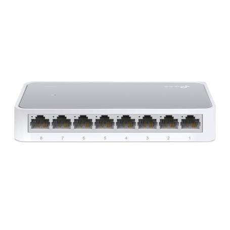 TP-LINK TL-SF1008D Non gestito Fast Ethernet (10/100) Bianco (TL-SF1008D V11)