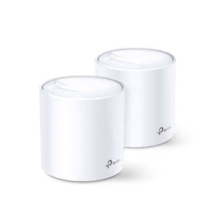 TP-LINK Deco X20 (2-pack) router wireless Gigabit Ethernet Dual-band (2.4 GHz/5 GHz) Bianco (DECO X20(2-PACK)) (DECO X20 2PK)