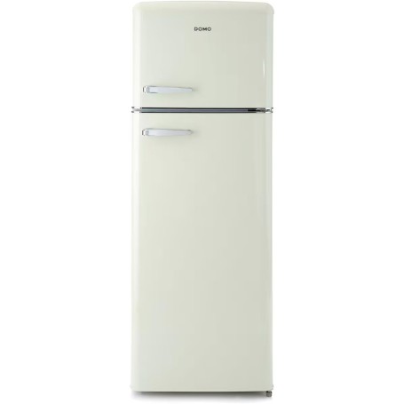 DOMO DO929RKC Combinazione frigo-congelatore , larghezza 55 cm, 246 l, panna