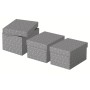 Esselte 628281 scatola di conservazione Armadietto portaoggetti Rettangolare Cartoncino Grigio (628281)