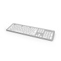 Hama KMW-700 tastiera RF Wireless QWERTZ Tedesco Argento, Bianco (00182676)
