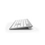 Hama KMW-700 tastiera RF Wireless QWERTZ Tedesco Argento, Bianco (00182676)