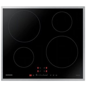 Samsung NZ64H37075K piano cottura a induzione autosufficiente, vetroceramica, larghezza 60 cm, touch control