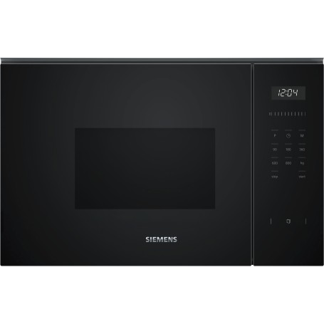 SIEMENS BF525LMB1 - MICROONDE iQ500, NERO/ACCIAIO INOSSIDABILE, STOP SINISTRO, 60 X 38 CM