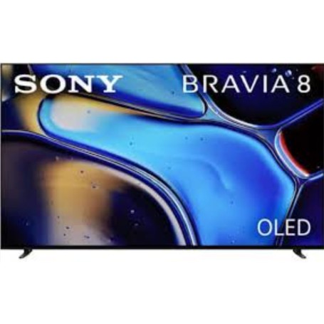 Sony K77XR80PAEP, TV OLED (194,7 cm (77 pollici), argento scuro, UltraHD/4K, Acoustic Surface Audio+, pannello da 120 Hz)