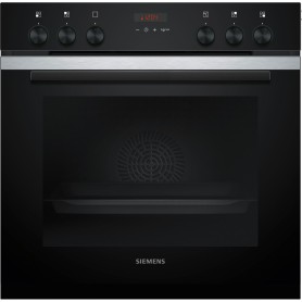 SIEMENS HE273ABS3 - FORNO DA INCASSO iQ300, NERO/ACCIAIO INOX, PIROLISI, ABBINABILE A PIANI ELETTRICI, 60 CM
