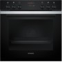 SIEMENS HE273ABS3 - FORNO DA INCASSO iQ300, NERO/ACCIAIO INOX, PIROLISI, ABBINABILE A PIANI ELETTRICI, 60 CM